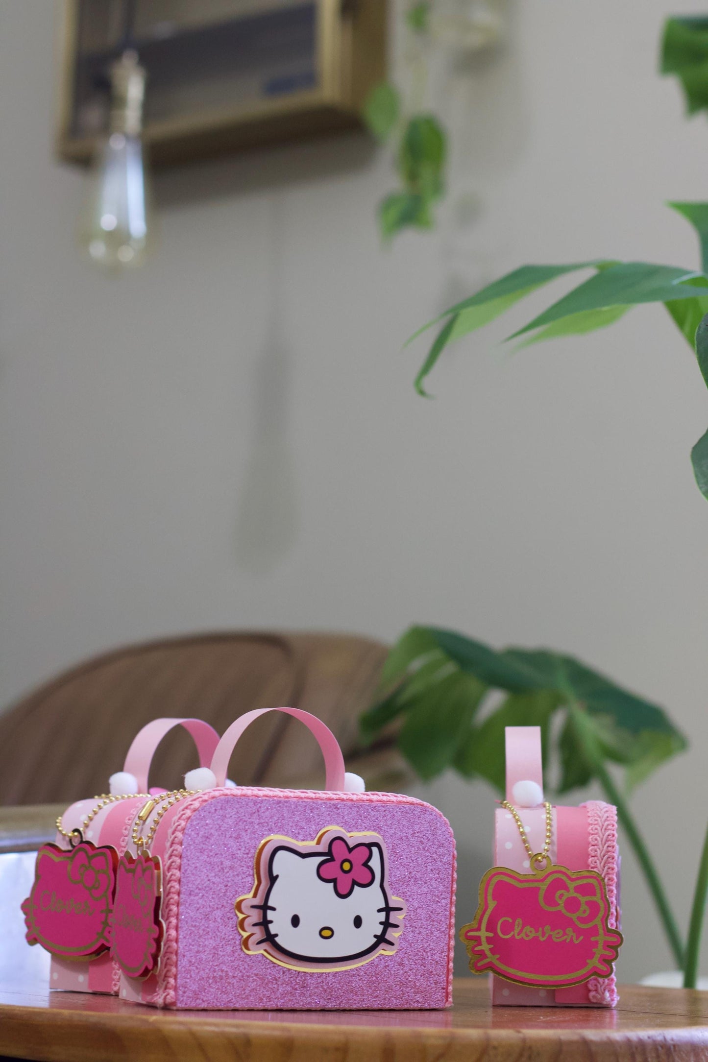 Hello Kitty Suitcases Party Favor Boxes Set of 6