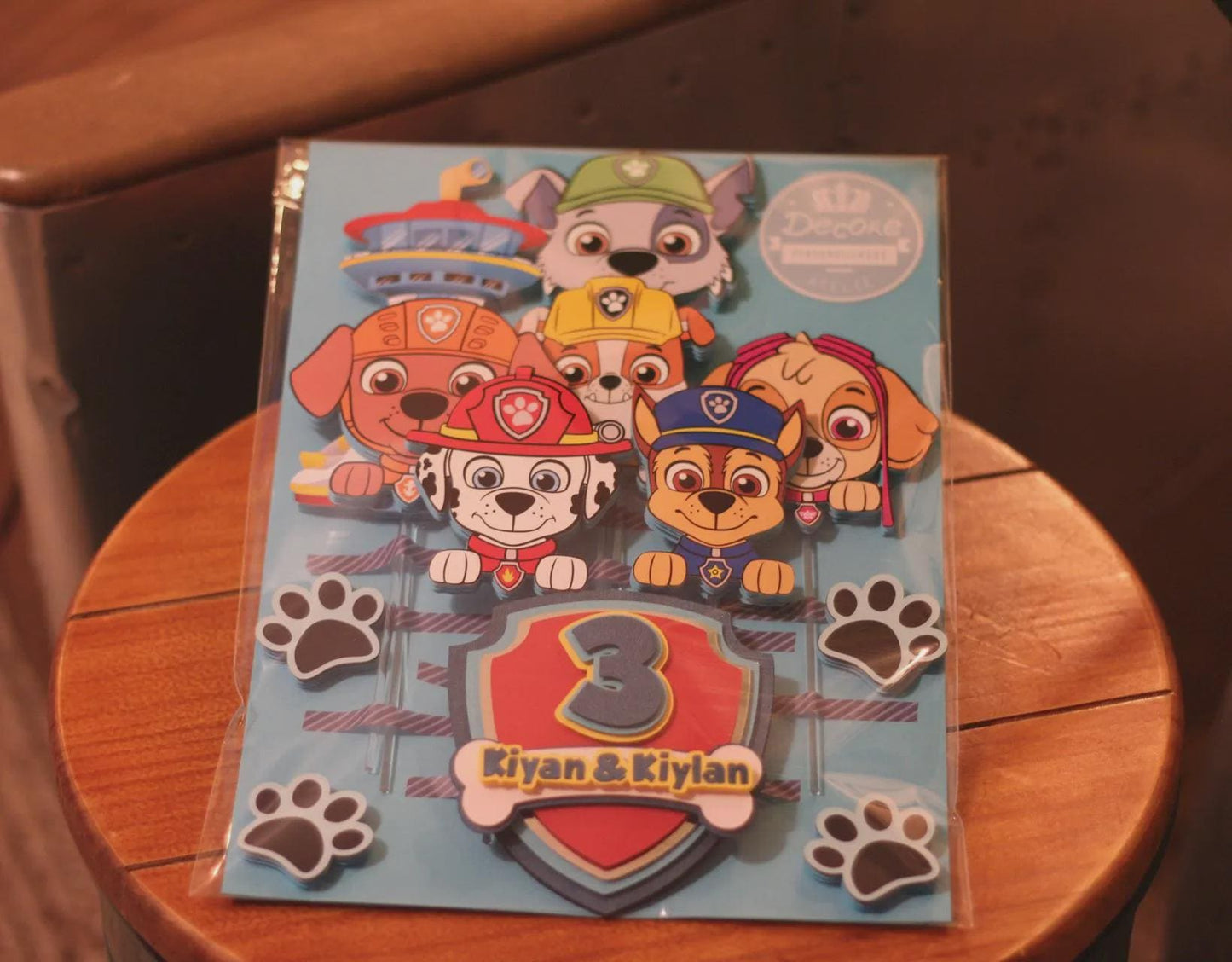 Doggie Patrol Deluxe Edition Personalized Cake Topper THE ONE Everyone Is Talking About-Best Seller