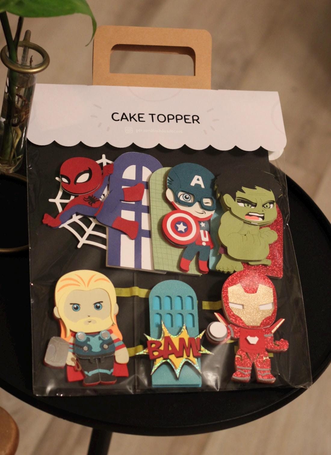 Super Hero Cake Topper Custom