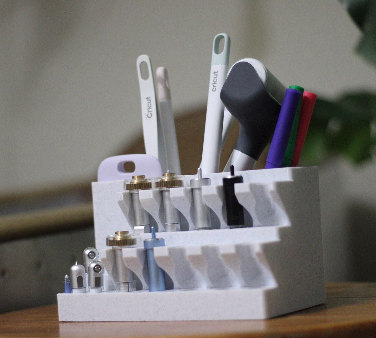 3D Printed Cricut Tool Organizer Caddy: Customizable Colors