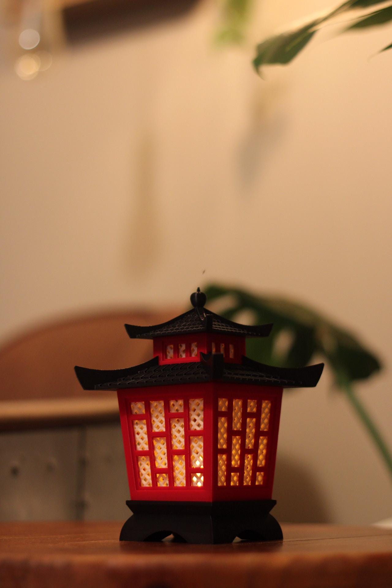 Custom Japanese Tea Light Lantern, 3D Printed