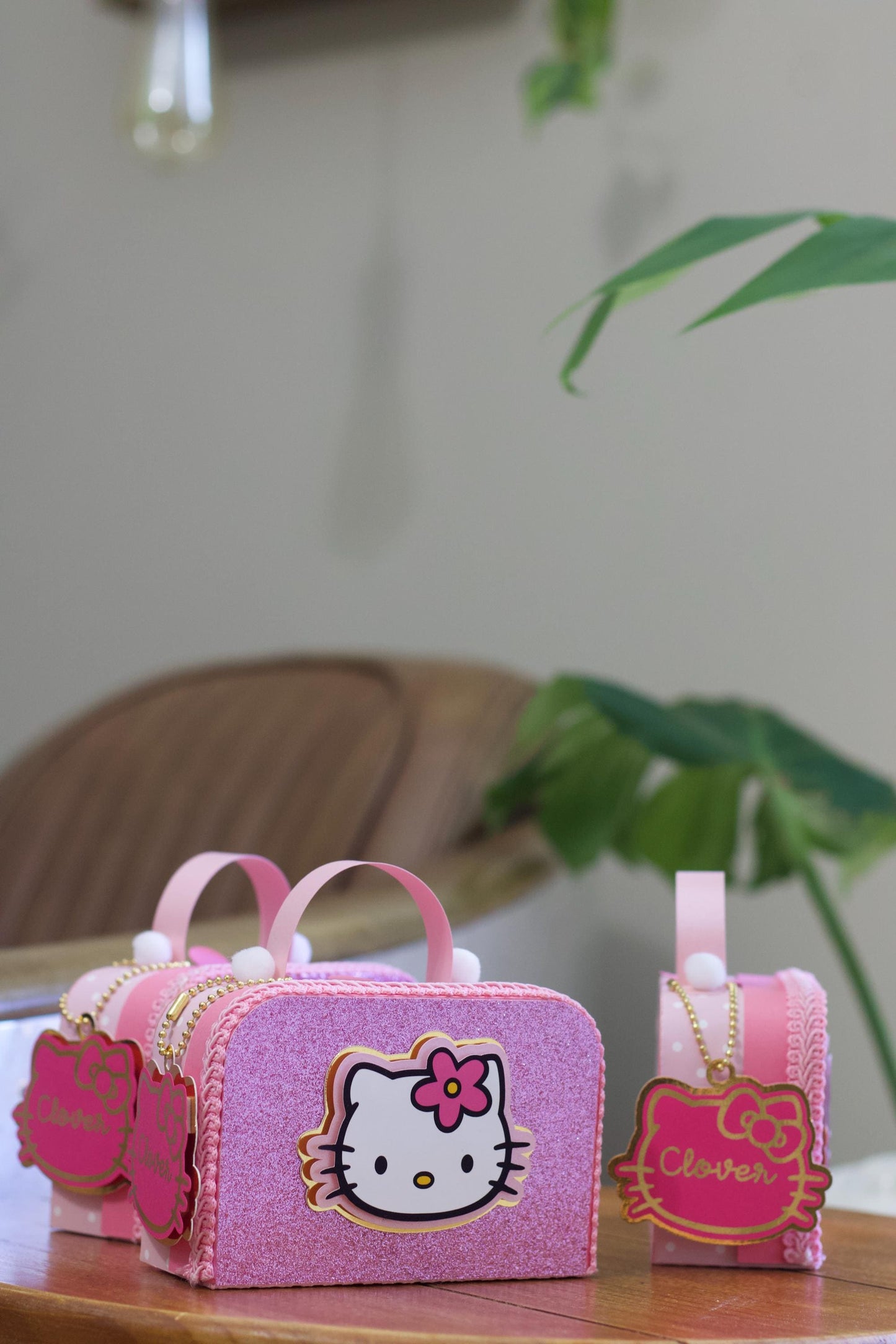 Hello Kitty Suitcases Party Favor Boxes Set of 6