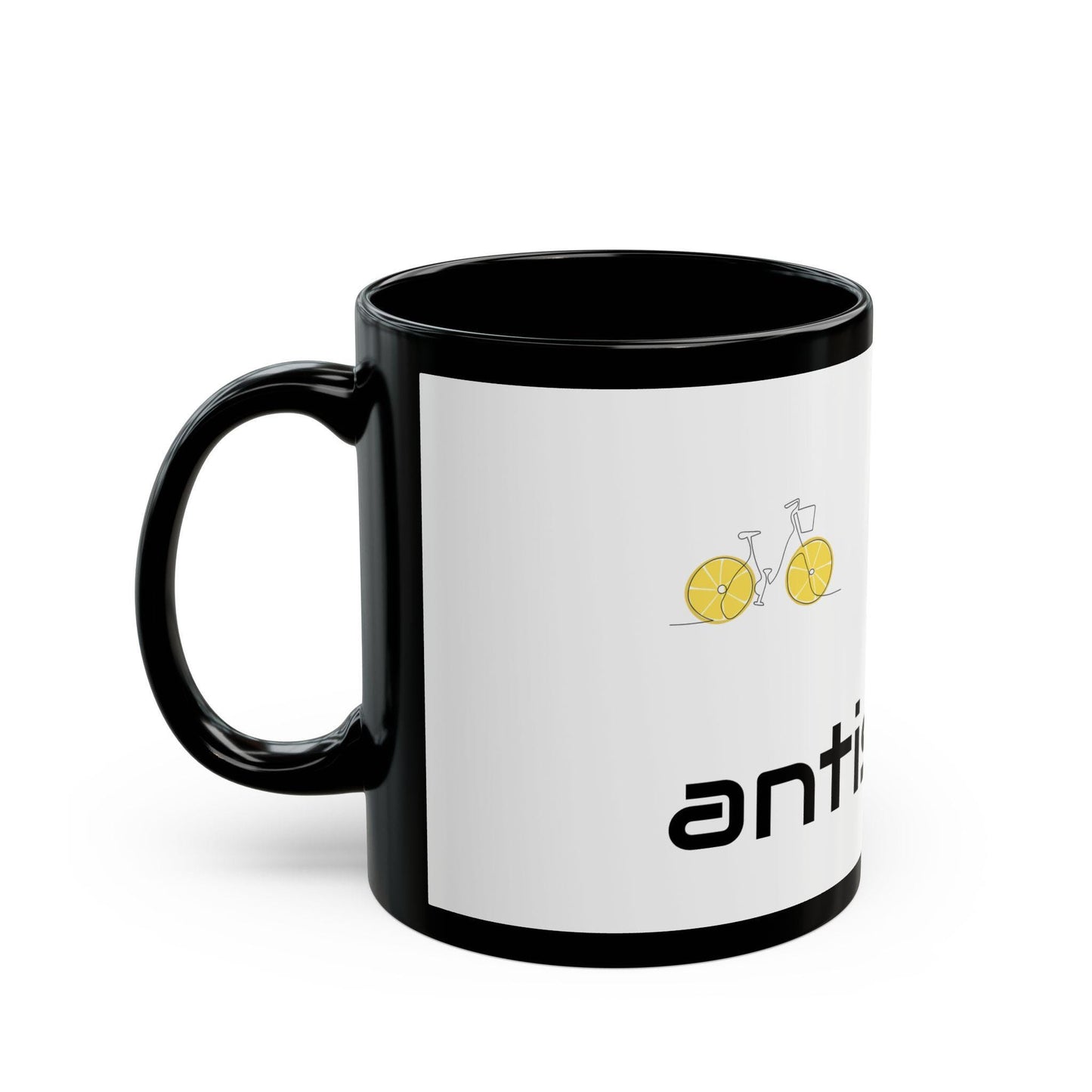 Antisocial Black Mug, Dark Humor Coffee Cup