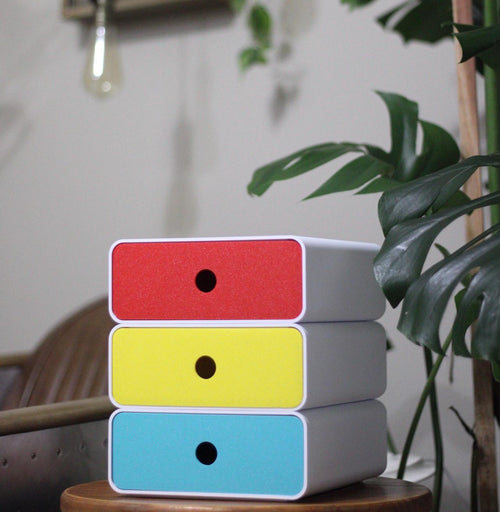 3D Printed Stackable Desk Organizer Drawers Mix and Match Colors