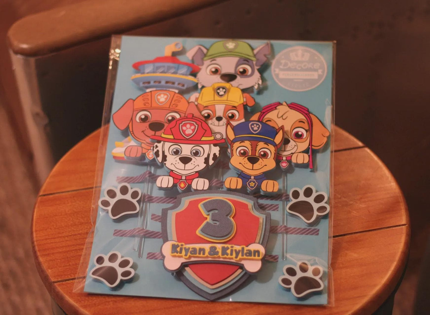 Doggie Patrol Deluxe Edition Personalized Cake Topper THE ONE Everyone Is Talking About-Best Seller