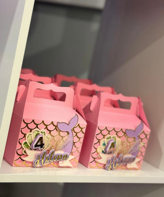 Mermaid Party Favor Box