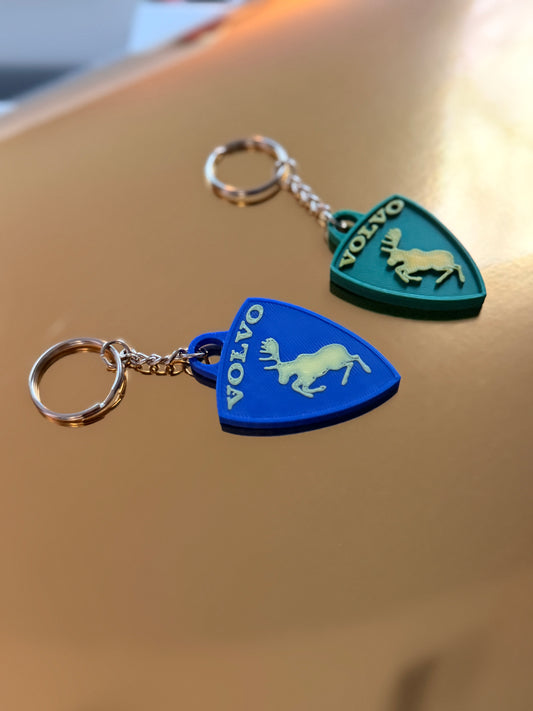 Volvo Prancing Moose Keychain-Volvo Lovers Car Enthusiasts Favorite