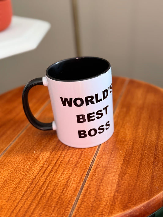 World's Best Boss Custom Personalized Ceramic Mug