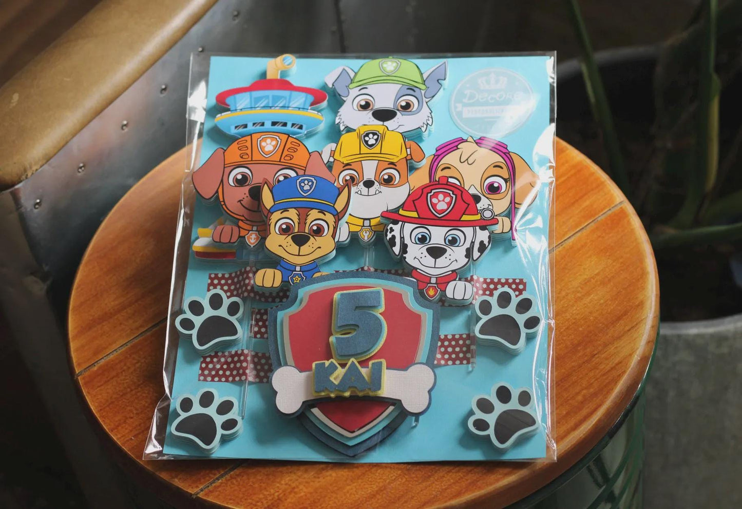 Doggie Patrol Deluxe Edition Personalized Cake Topper THE ONE Everyone Is Talking About-Best Seller