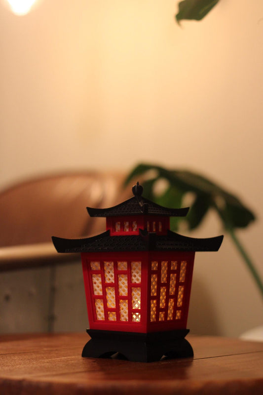 Custom Japanese Tea Light Lantern, 3D Printed