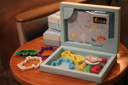 Personalized Childrens Party Favor Fun Kit Boxes Noahs Ark Theme 4 Pack