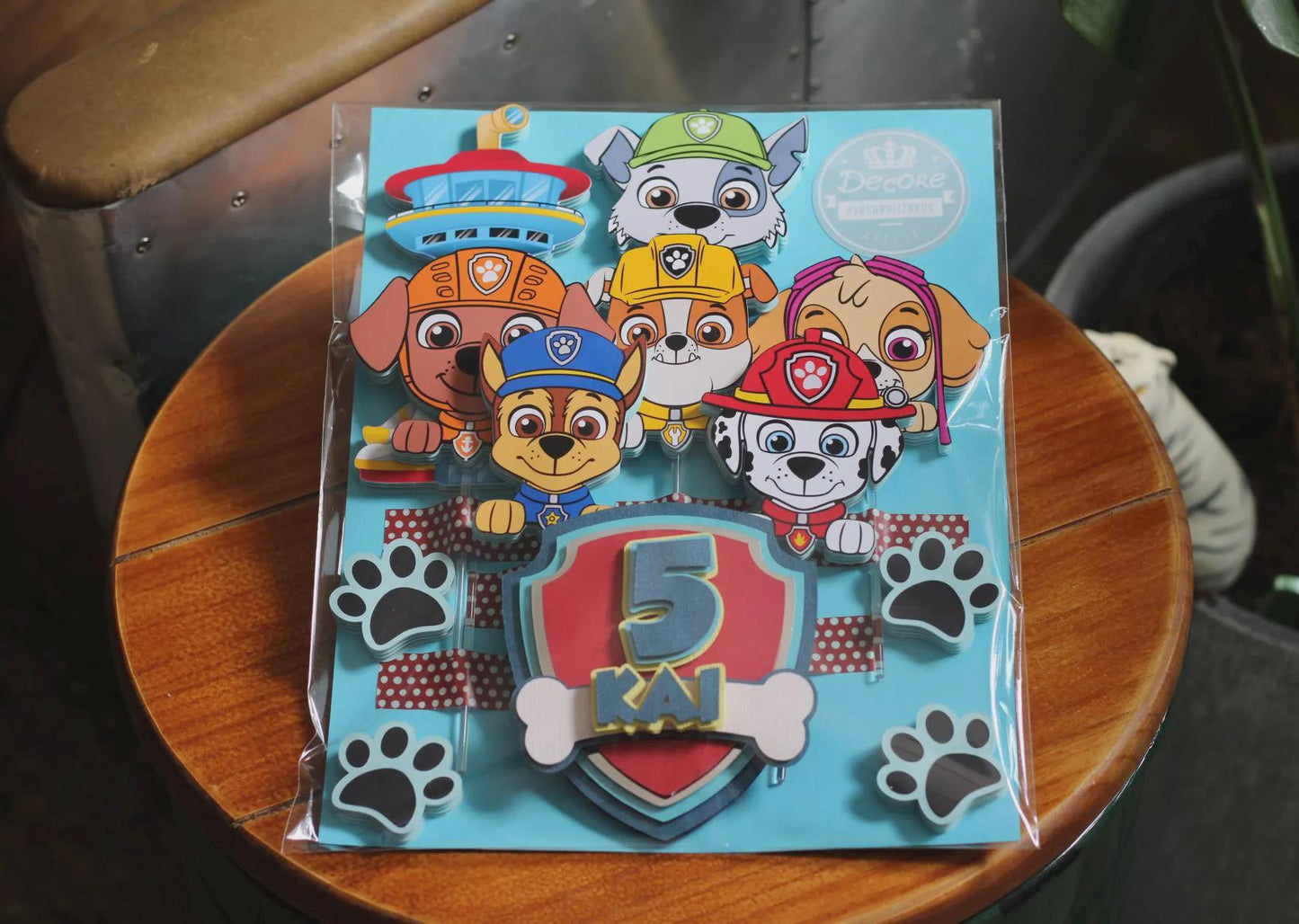 Doggie Patrol Deluxe Edition Personalized Cake Topper THE ONE Everyone Is Talking About-Best Seller