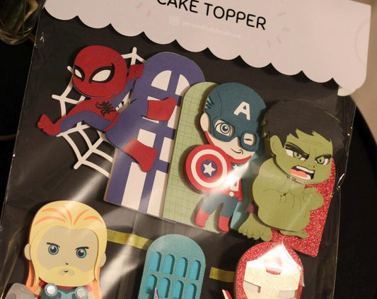Super Hero Cake Topper Custom