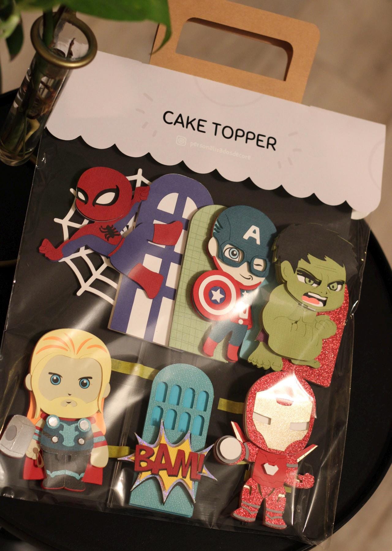 Super Hero Cake Topper Custom