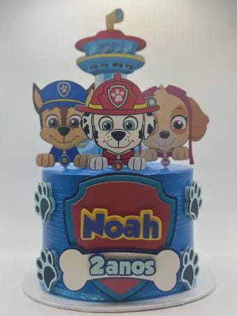 Doggie Patrol Customized Cake Topper