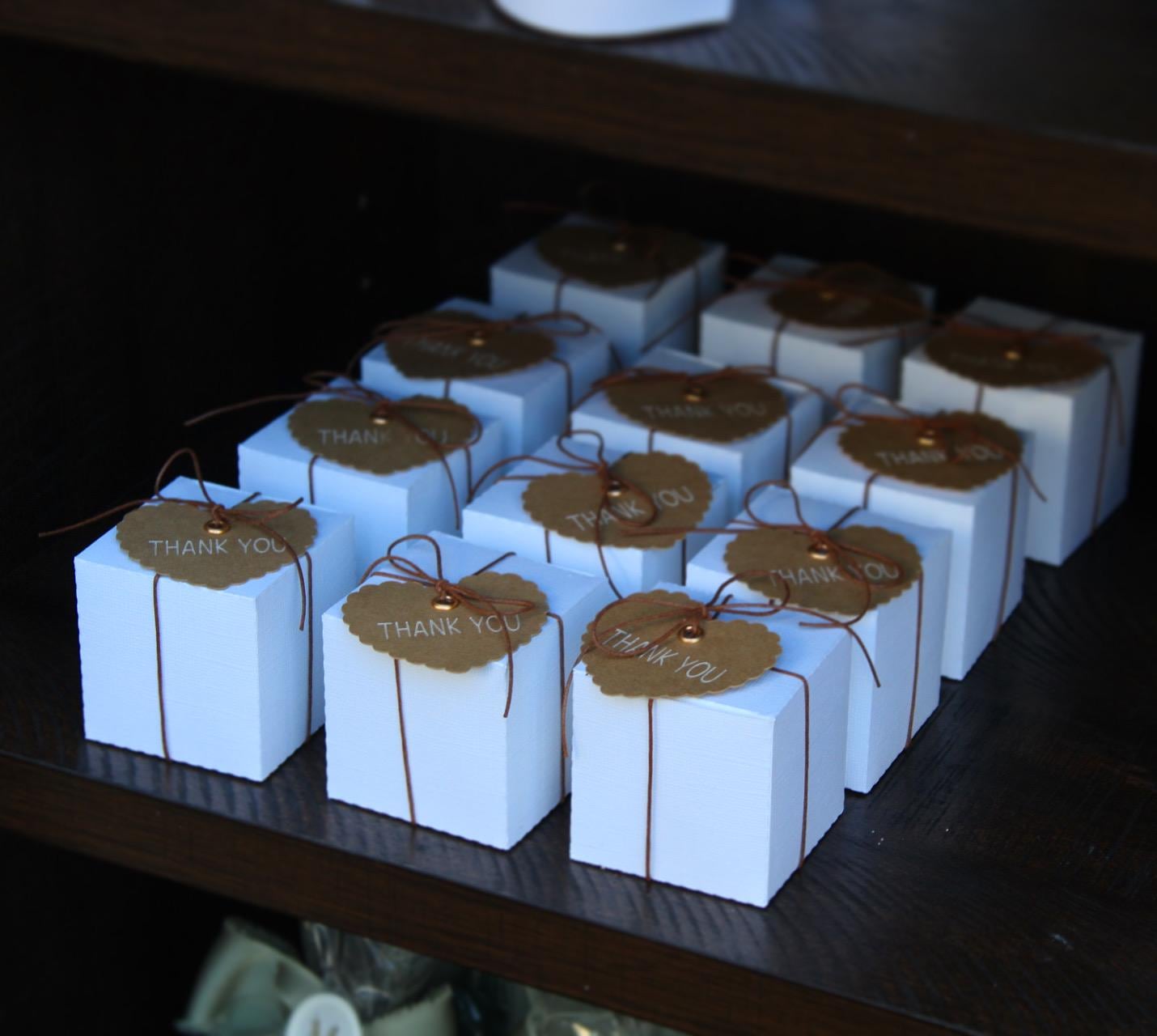 Timeless Classic Mini BonBon Boxes Personalized Set of 6