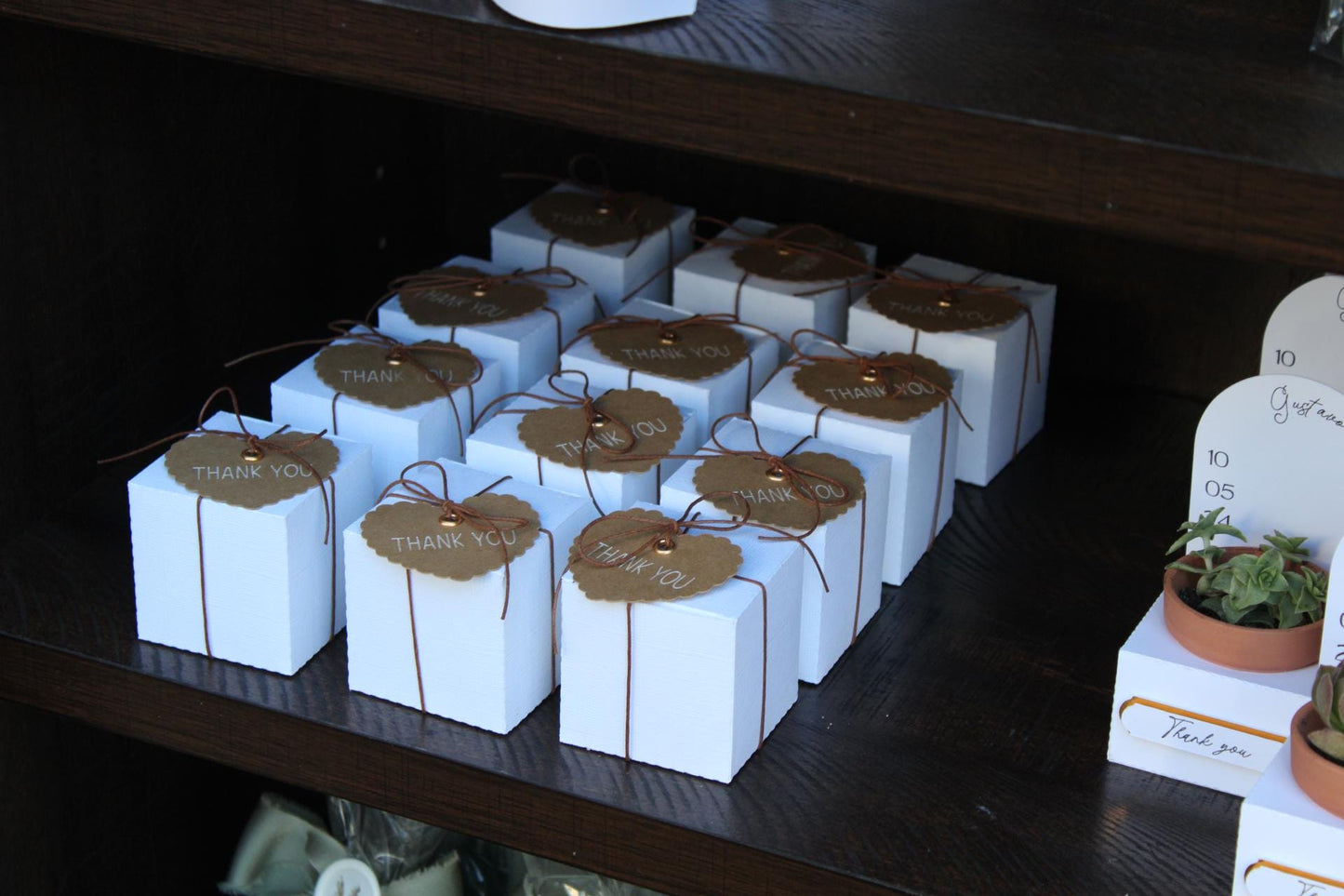 Timeless Classic Mini BonBon Boxes Personalized Set of 6