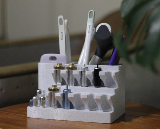 3D Printed Cricut Tool Organizer Caddy: Customizable Colors