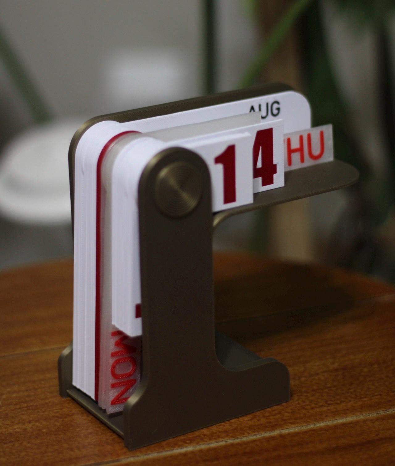 Adorable Desk Calendar Flip Calendar Retro Design