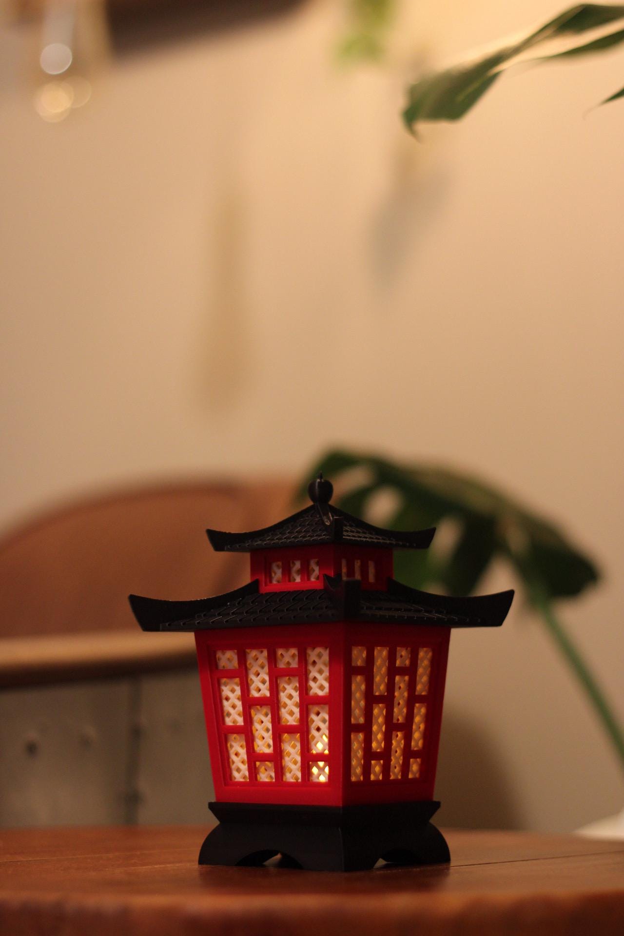 Custom Japanese Tea Light Lantern, 3D Printed