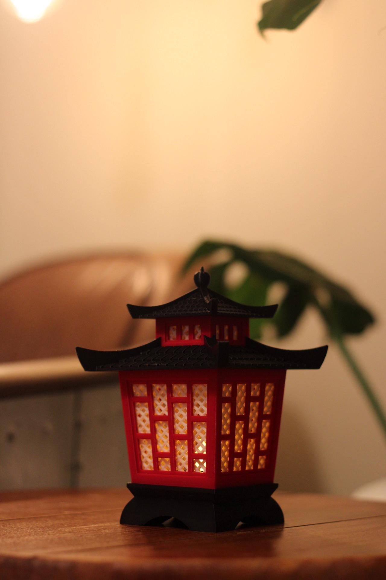 Custom Japanese Tea Light Lantern, 3D Printed