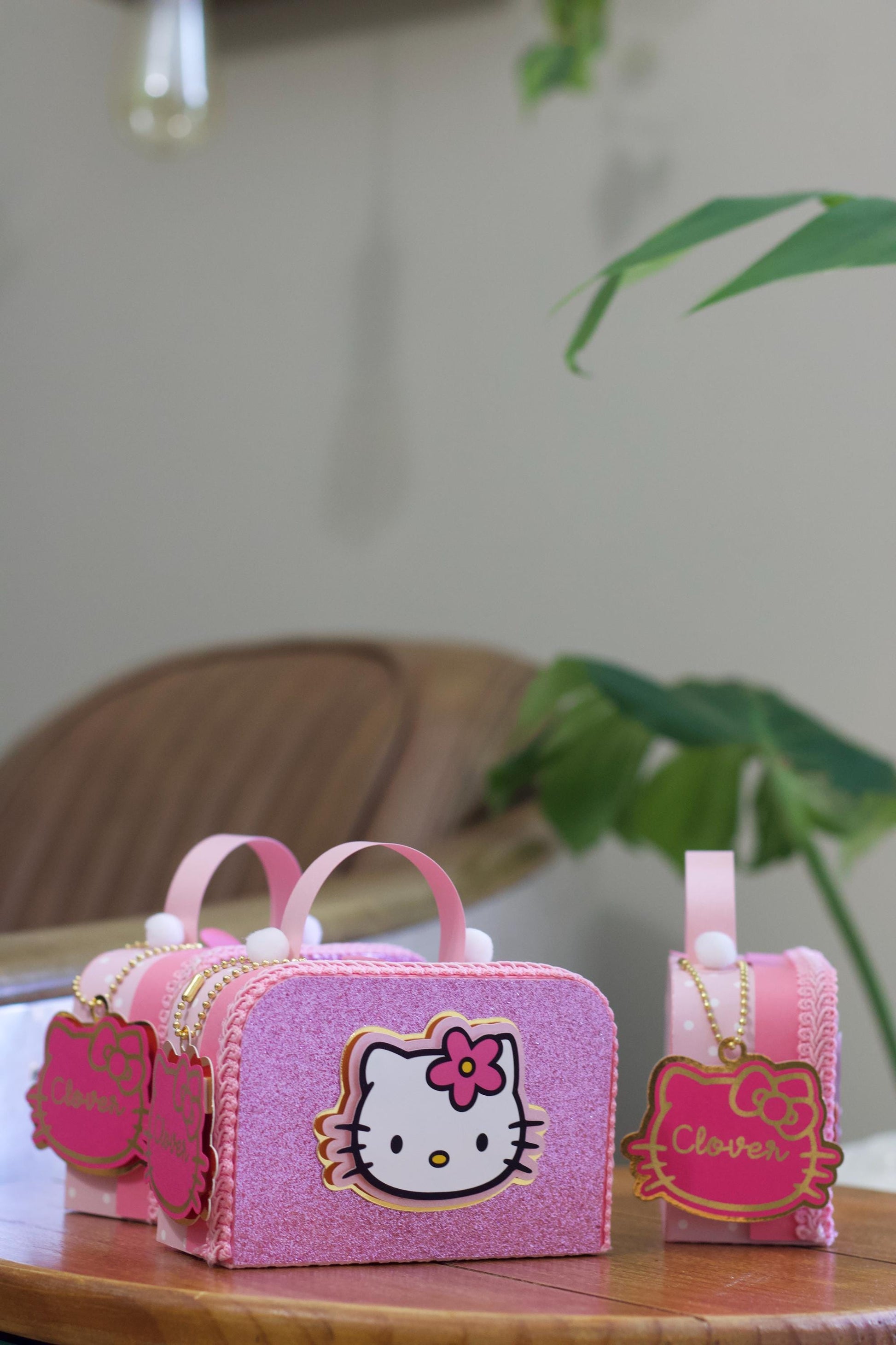 Hello Kitty Suitcases Party Favor Boxes Set of 6