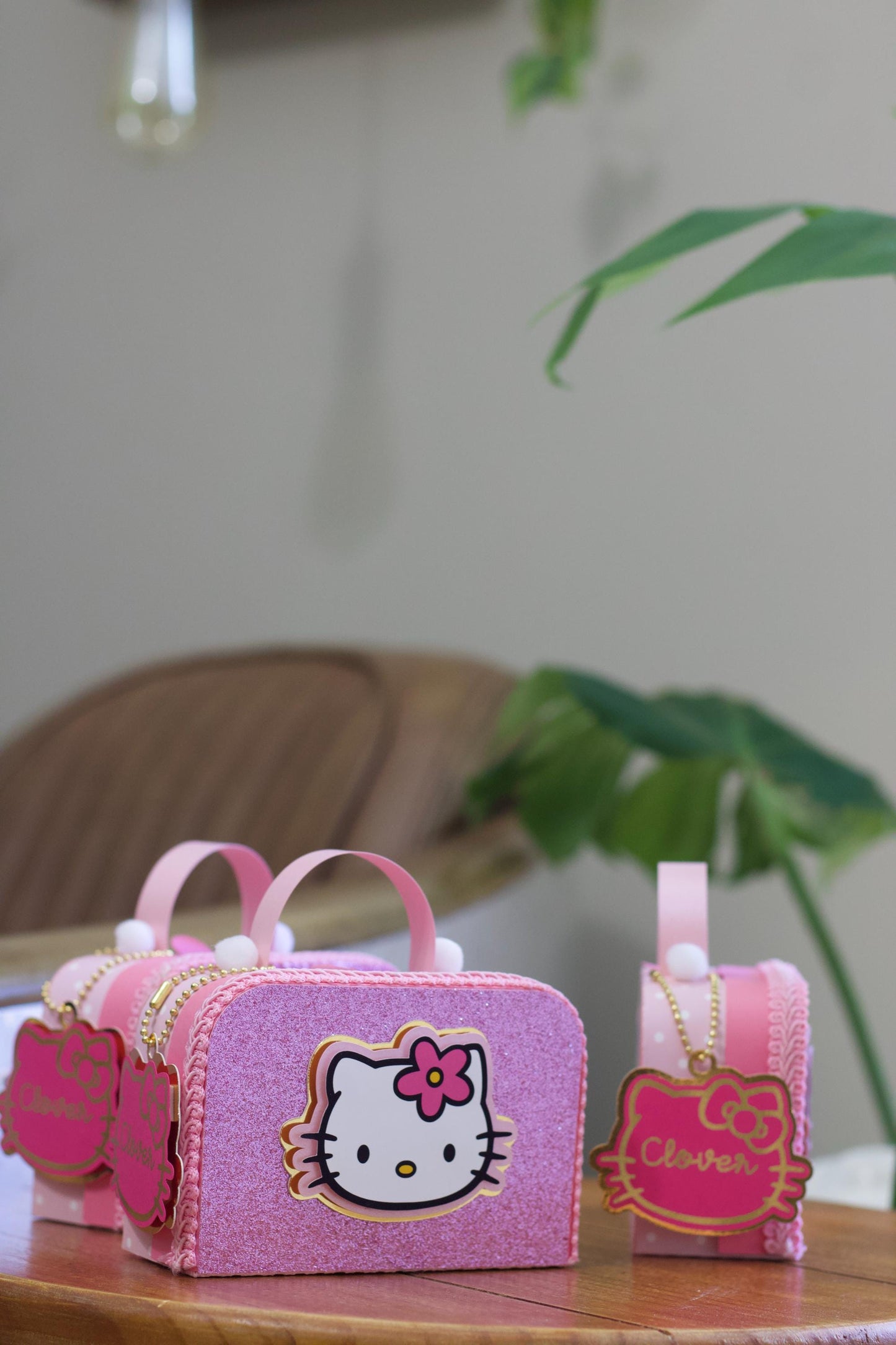 Hello Kitty Suitcases Party Favor Boxes Set of 6