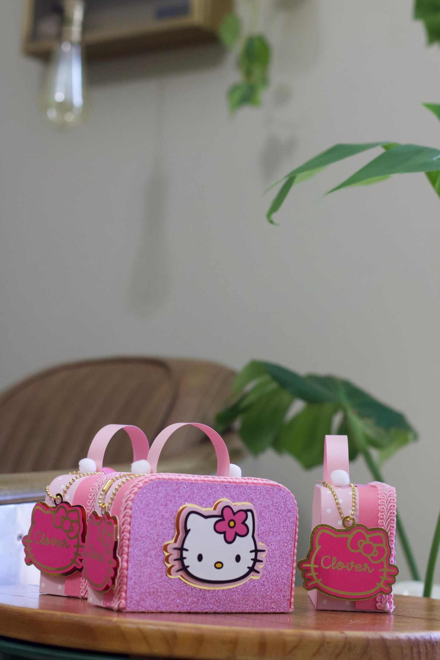 Hello Kitty Suitcases Party Favor Boxes Set of 6