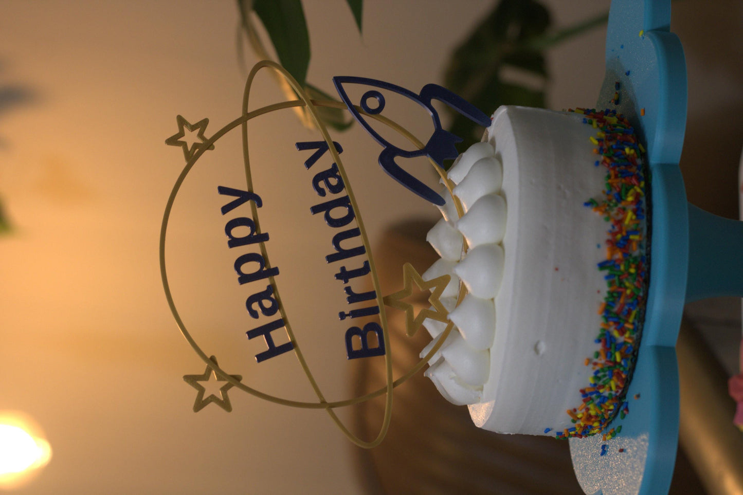 COLORFUL and FUN Assorted Cake Topper Picks 3D Printed Personalized