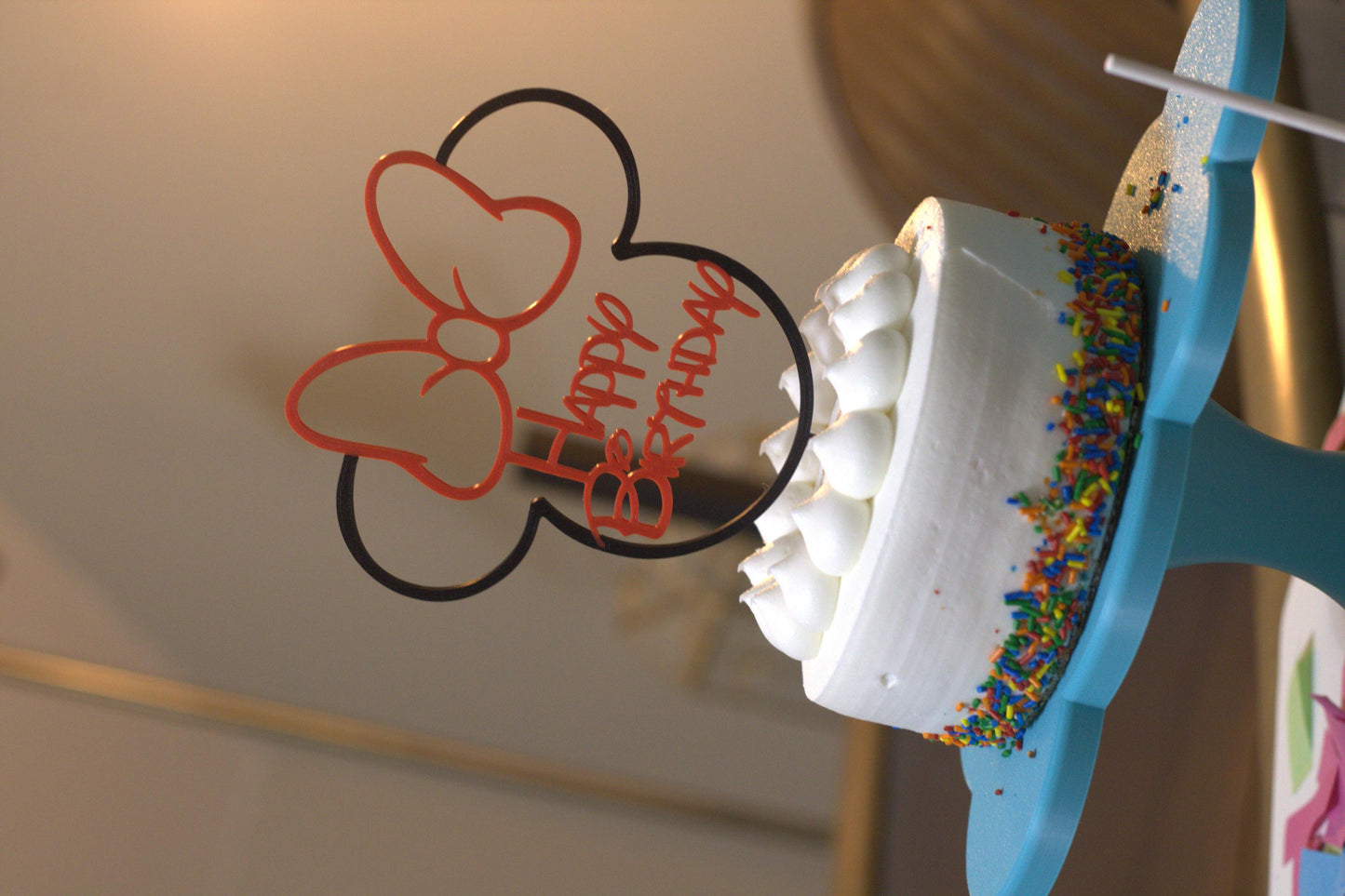 COLORFUL and FUN Assorted Cake Topper Picks 3D Printed Personalized