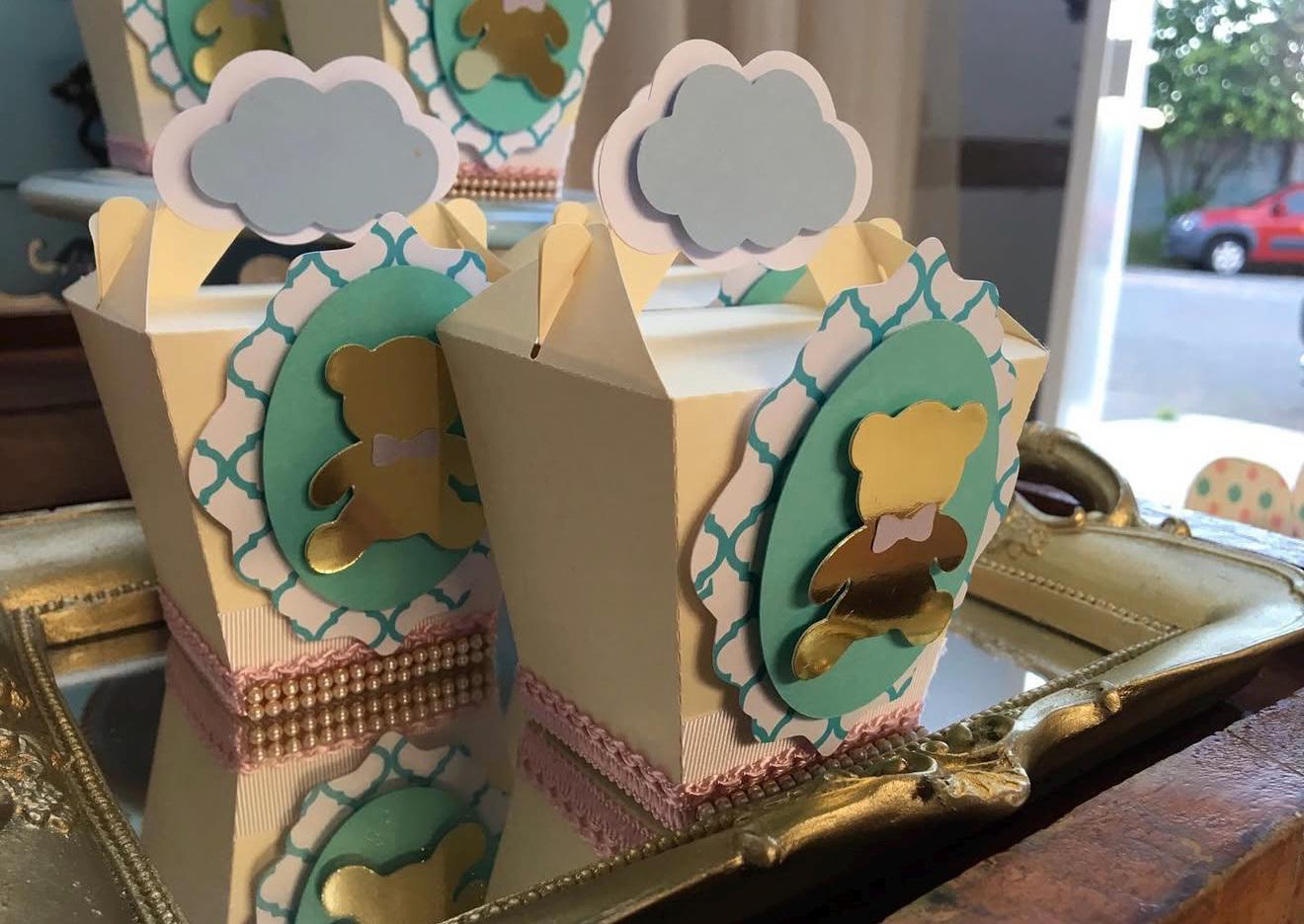 Classic Assortment Party Favor Gift Boxes (Set of 6: 3 Pairs of Designs)