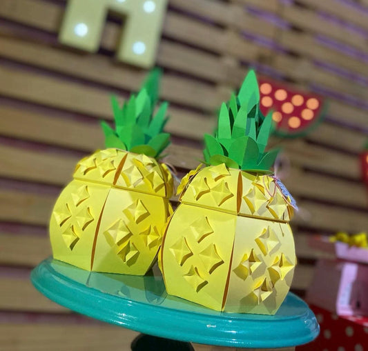 Pineapple Party Favor Candy Box