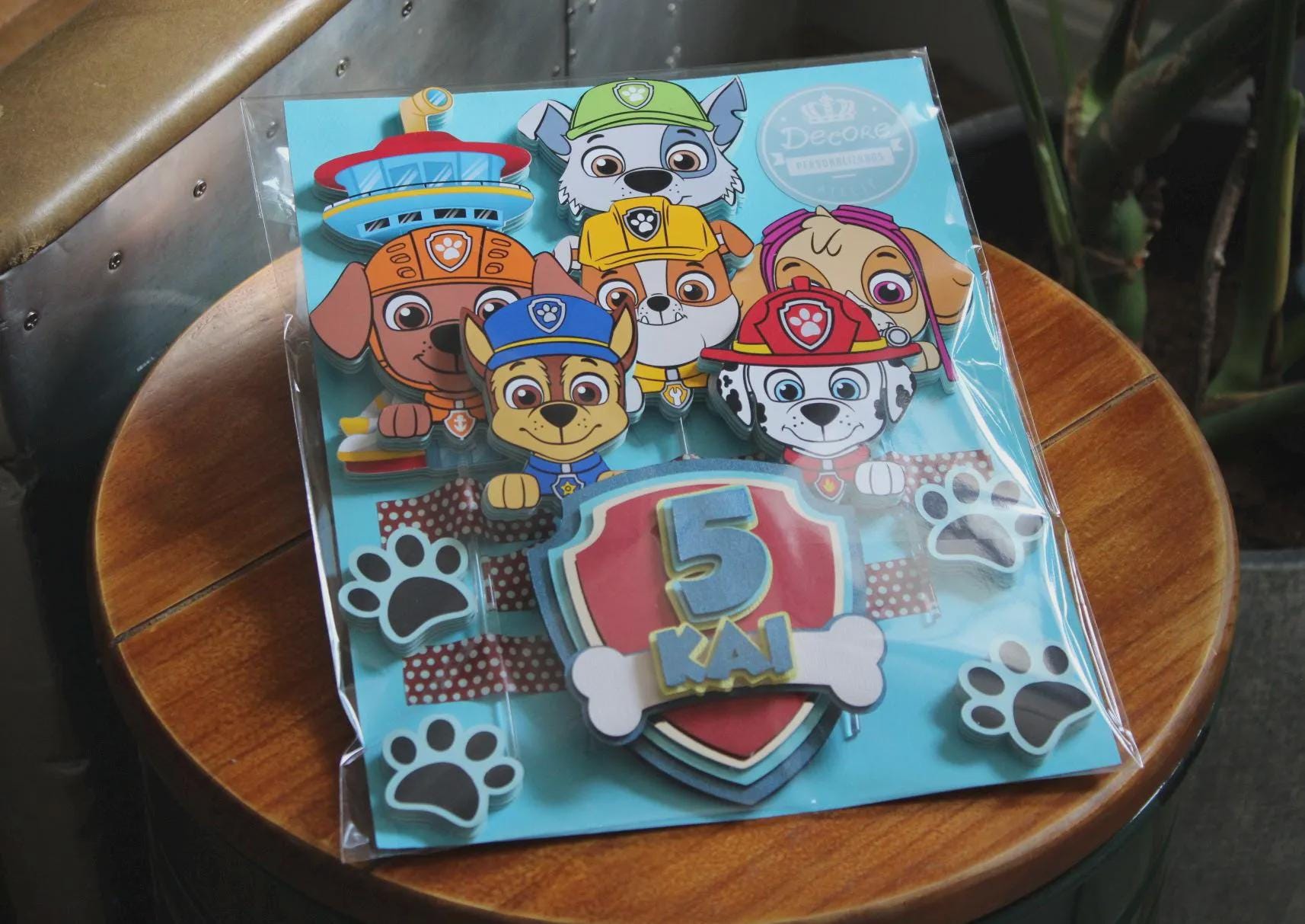 Doggie Patrol Deluxe Edition Personalized Cake Topper THE ONE Everyone Is Talking About-Best Seller