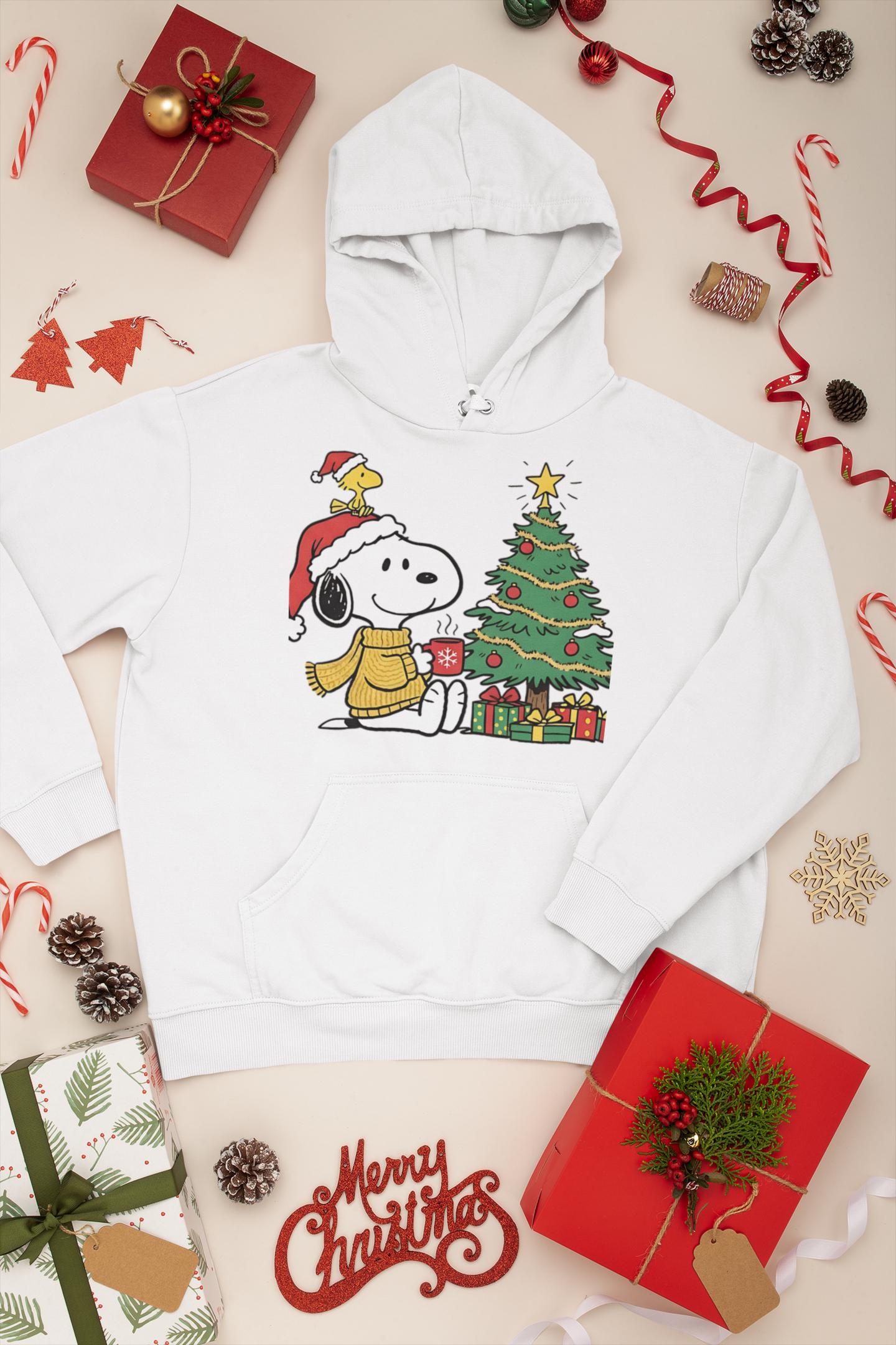 Festive Cheer Character Hoodie Sweatshirt - All Sizes! Snoops & Woodster